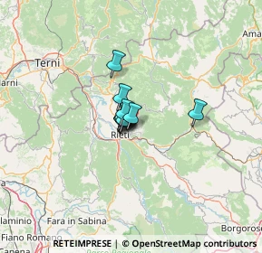Mappa Via Sestilio Montanelli, 02100 Rieti RI, Italia (5.22091)