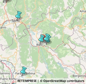 Mappa Via Sestilio Montanelli, 02100 Rieti RI, Italia (35.82471)