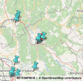 Mappa Via Sestilio Montanelli, 02100 Rieti RI, Italia (20.56455)
