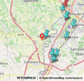 Mappa Via Monte Velino, 65010 Spoltore PE, Italia (2.51091)