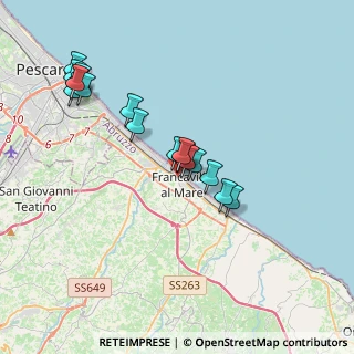 Mappa Santa Liberata, 66023 Francavilla al Mare CH, Italia (3.68824)