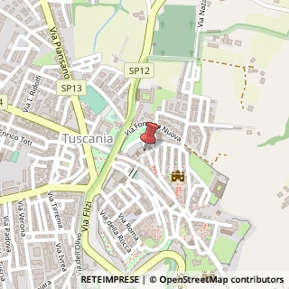 Mappa Via XII Settembre, 41, 01017 Tuscania, Viterbo (Lazio)