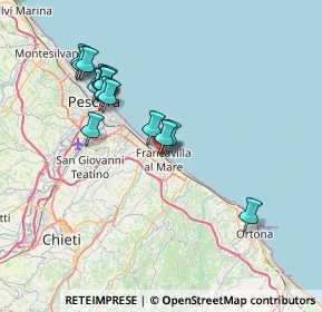 Mappa Salita S. Franco, 66023 Francavilla al Mare CH, Italia (7.54125)