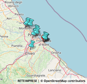 Mappa Salita S. Franco, 66023 Francavilla al Mare CH, Italia (8.03167)