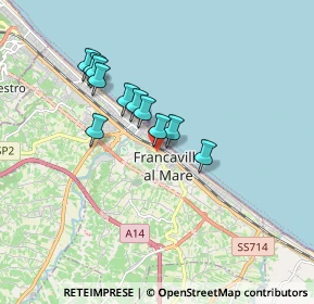 Mappa Salita S. Franco, 66023 Francavilla al Mare CH, Italia (1.45182)