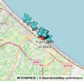 Mappa Salita S. Franco, 66023 Francavilla al Mare CH, Italia (0.77231)