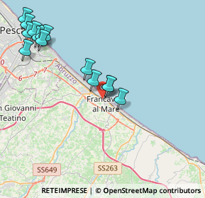 Mappa Salita S. Franco, 66023 Francavilla al Mare CH, Italia (4.93643)