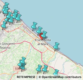 Mappa Salita S. Franco, 66023 Francavilla al Mare CH, Italia (6.308)