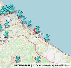 Mappa Salita S. Franco, 66023 Francavilla al Mare CH, Italia (6.5545)