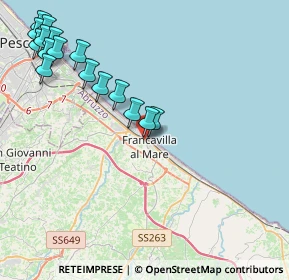 Mappa Salita S. Franco, 66023 Francavilla al Mare CH, Italia (5.25125)