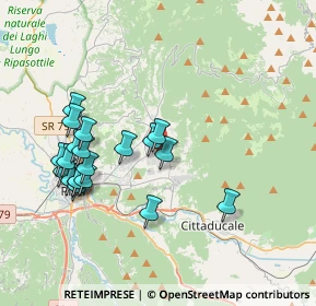 Mappa Via Emilio Greco, 02100 Rieti RI, Italia (4.02)