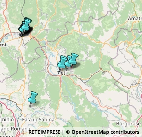 Mappa Via Emilio Greco, 02100 Rieti RI, Italia (22.257)