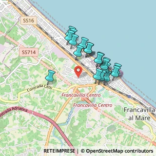 Mappa Via Tommaso Bruni, 66023 Francavilla al Mare CH, Italia (0.768)