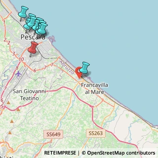 Mappa Via Tommaso Bruni, 66023 Francavilla al Mare CH, Italia (6.68667)