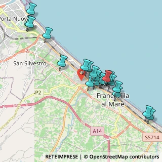 Mappa Via Tommaso Bruni, 66023 Francavilla al Mare CH, Italia (2.0055)