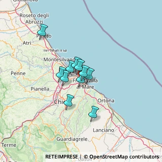 Mappa Via Tommaso Bruni, 66023 Francavilla al Mare CH, Italia (8.92)