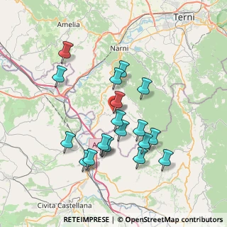 Mappa Strada Montini, 05035 Narni TR, Italia (7.31316)