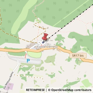 Mappa Località Fonte Cerreto, 1, 67100 L'Aquila, L'Aquila (Abruzzo)