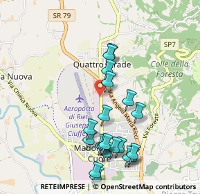 Mappa Via Belvece, 02100 Rieti RI, Italia (1.0845)