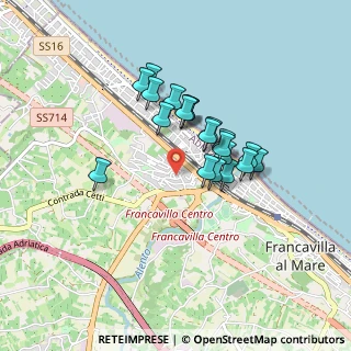 Mappa Via G. Bellafante, 66023 Francavilla al Mare CH, Italia (0.697)