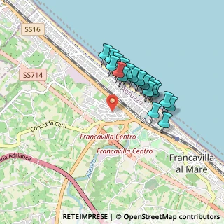 Mappa Via G. Bellafante, 66023 Francavilla al Mare CH, Italia (0.7585)