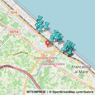 Mappa Via G. Bellafante, 66023 Francavilla al Mare CH, Italia (0.84)
