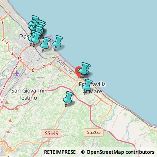 Mappa Via G. Bellafante, 66023 Francavilla al Mare CH, Italia (5.4335)