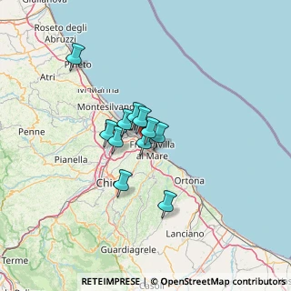 Mappa Via G. Bellafante, 66023 Francavilla al Mare CH, Italia (8.98091)