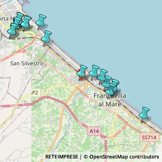 Mappa Via G. Bellafante, 66023 Francavilla al Mare CH, Italia (3.2385)
