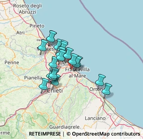 Mappa SS Tangenziale di Pescara, 66023 Francavilla al Mare CH, Italia (10.0465)