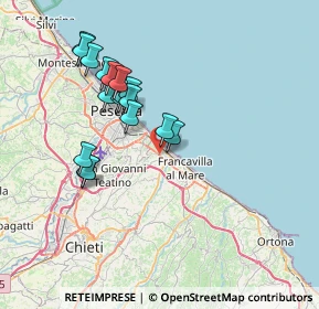 Mappa SS Tangenziale di Pescara, 66023 Francavilla al Mare CH, Italia (7.07059)
