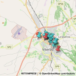 Mappa Via Papa Giovanni XXI, 01100 Viterbo VT, Italia (1.42267)