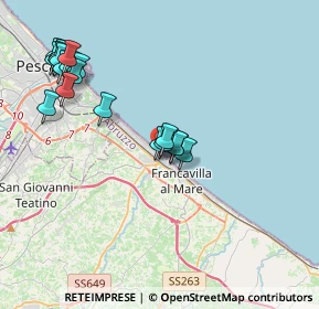 Mappa Via Orta, 66023 Francavilla al Mare CH, Italia (4.4615)