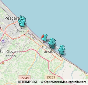 Mappa Via Orta, 66023 Francavilla al Mare CH, Italia (3.42083)