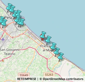 Mappa Via Figlia di Iorio, 66023 Francavilla al Mare CH, Italia (5.43429)