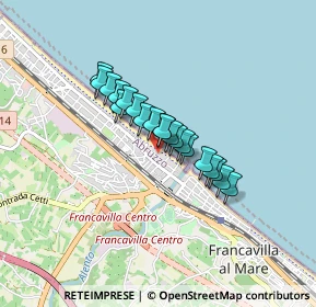 Mappa Via Figlia di Iorio, 66023 Francavilla al Mare CH, Italia (0.57)