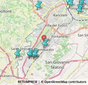 Mappa Via Vincenzo Muccioli, 65128 Pescara PE, Italia (2.96167)