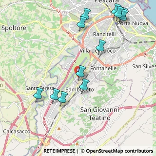 Mappa Via Vincenzo Muccioli, 65128 Pescara PE, Italia (2.625)