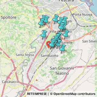 Mappa Via Vincenzo Muccioli, 65128 Pescara PE, Italia (1.43389)