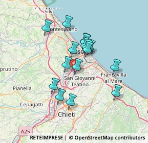 Mappa Via Vincenzo Muccioli, 65128 Pescara PE, Italia (6.01875)