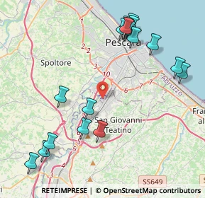 Mappa Via Vincenzo Muccioli, 65128 Pescara PE, Italia (5.11333)
