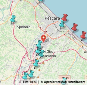 Mappa Via Vincenzo Muccioli, 65128 Pescara PE, Italia (6.61333)