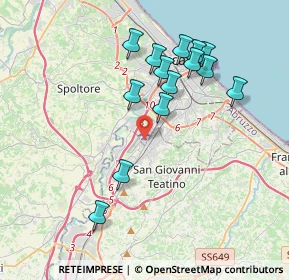 Mappa Via Vincenzo Muccioli, 65128 Pescara PE, Italia (3.84429)