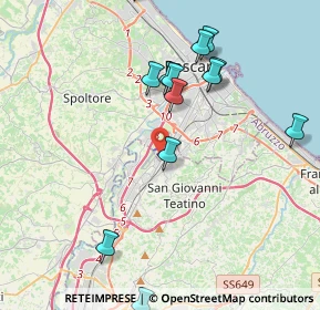 Mappa Via Vincenzo Muccioli, 65128 Pescara PE, Italia (4.58692)