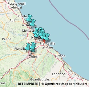 Mappa Via Ettore Montanaro, 66023 Francavilla al Mare CH, Italia (8.43929)