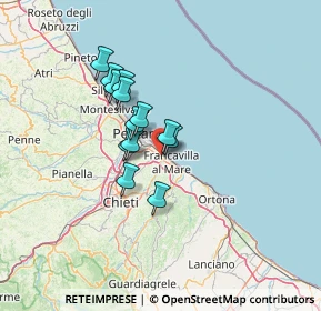 Mappa Via Ettore Montanaro, 66023 Francavilla al Mare CH, Italia (10.00308)