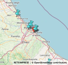 Mappa Via Ettore Montanaro, 66023 Francavilla al Mare CH, Italia (37.50091)