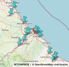 Mappa Via Ettore Montanaro, 66023 Francavilla al Mare CH, Italia (17.6)