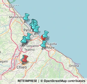 Mappa Via Ettore Montanaro, 66023 Francavilla al Mare CH, Italia (6.73733)