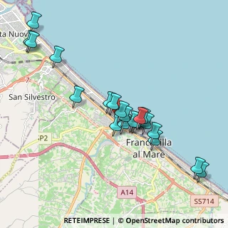 Mappa Viale Primo Vere, 66023 Francavilla al Mare CH, Italia (1.949)
